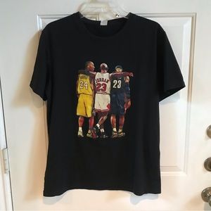 Kobe, LeBron, Jordon Basketball T-Shirt